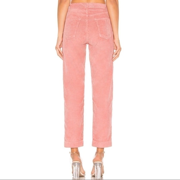 GRLFRND Helena High-Rise Clean Crop Corduroy Jean in Last Rose size 23 - Picture 3 of 9